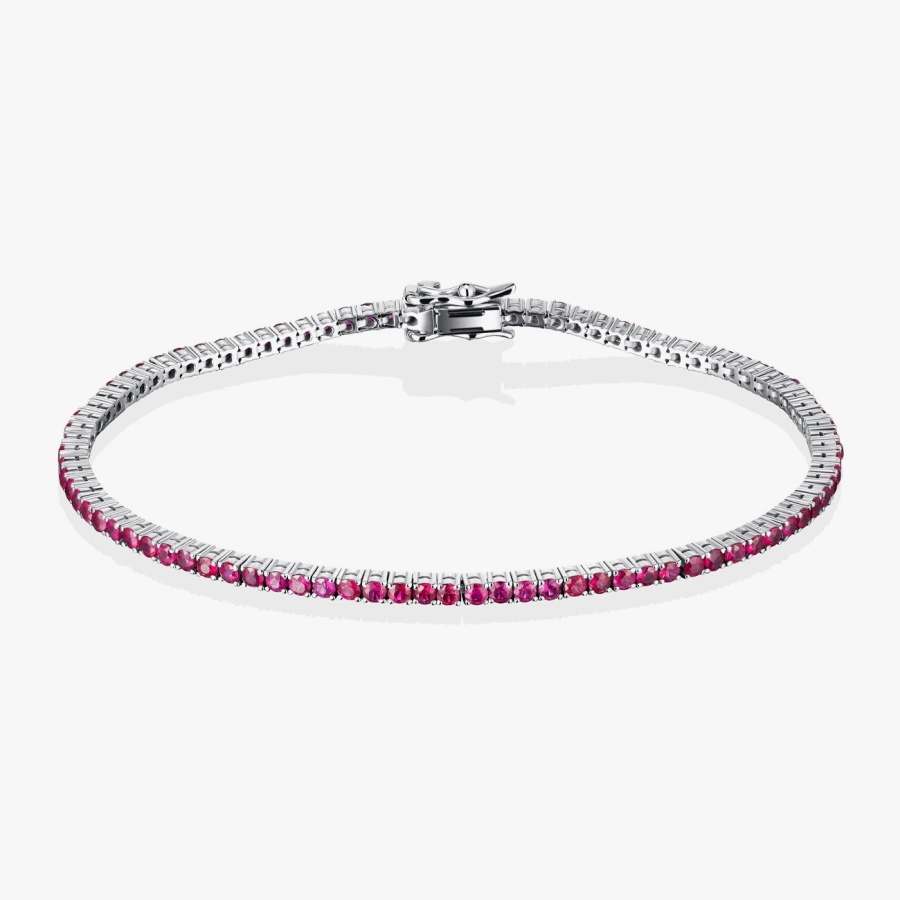 ЗОЛОТОЙ БРАСЛЕТ С РУБИНАМИ - Бр3026.1р