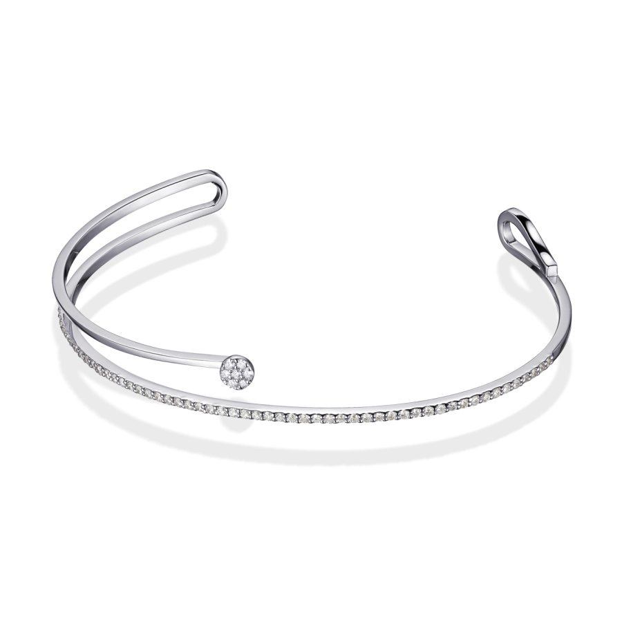 ЗОЛОТИЙ БРАСЛЕТ З ДІАМАНТАМИ - Бр3035