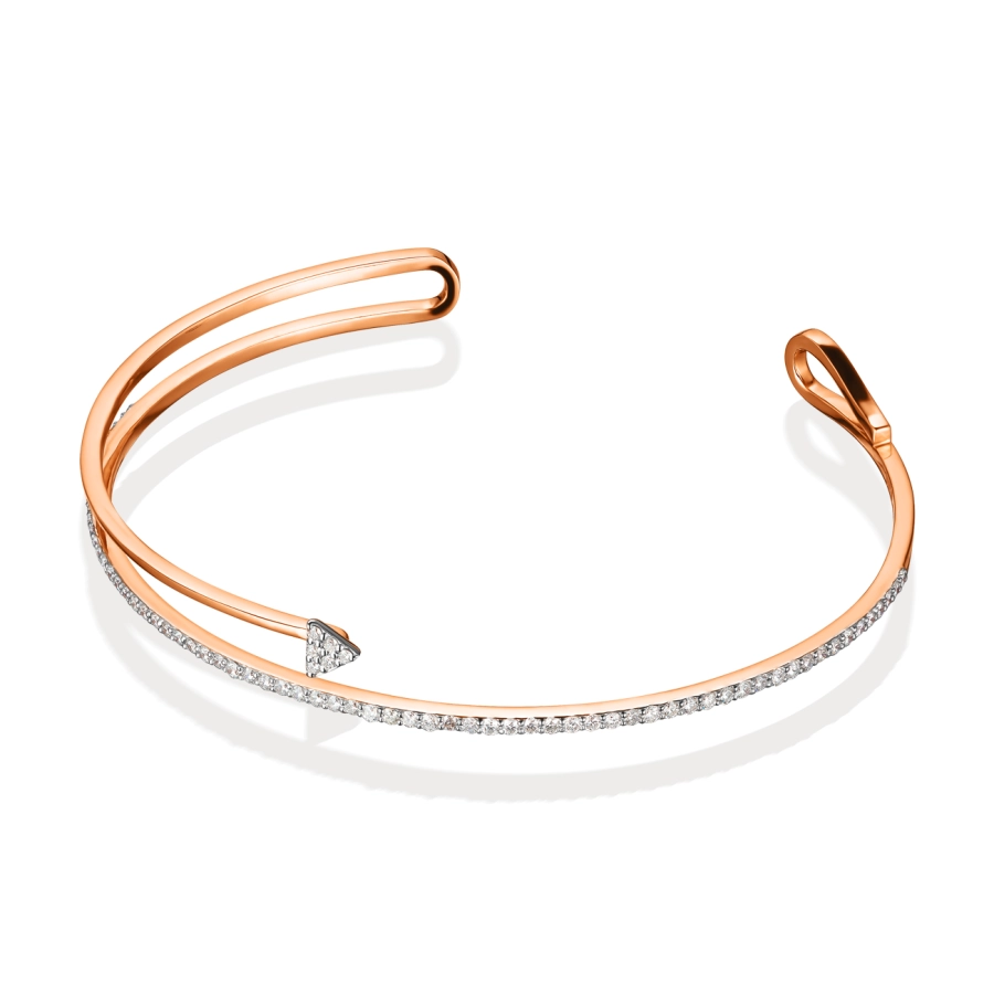 ЗОЛОТИЙ БРАСЛЕТ З ДІАМАНТАМИ - Бр3036