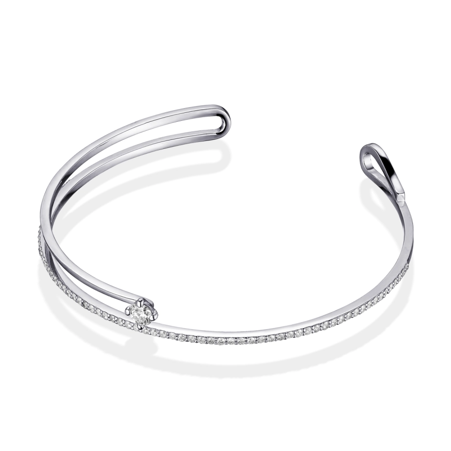 ЗОЛОТИЙ БРАСЛЕТ З ДІАМАНТАМИ - Бр3037