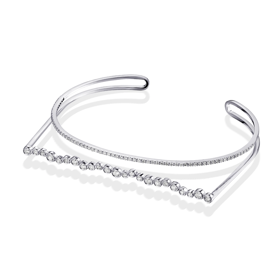 ЗОЛОТОЙ БРАСЛЕТ С БРИЛЛИАНТАМИ - Бр3038