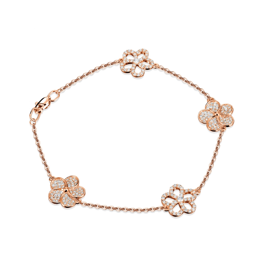 ЗОЛОТИЙ БРАСЛЕТ З ДІАМАНТАМИ - БР3075