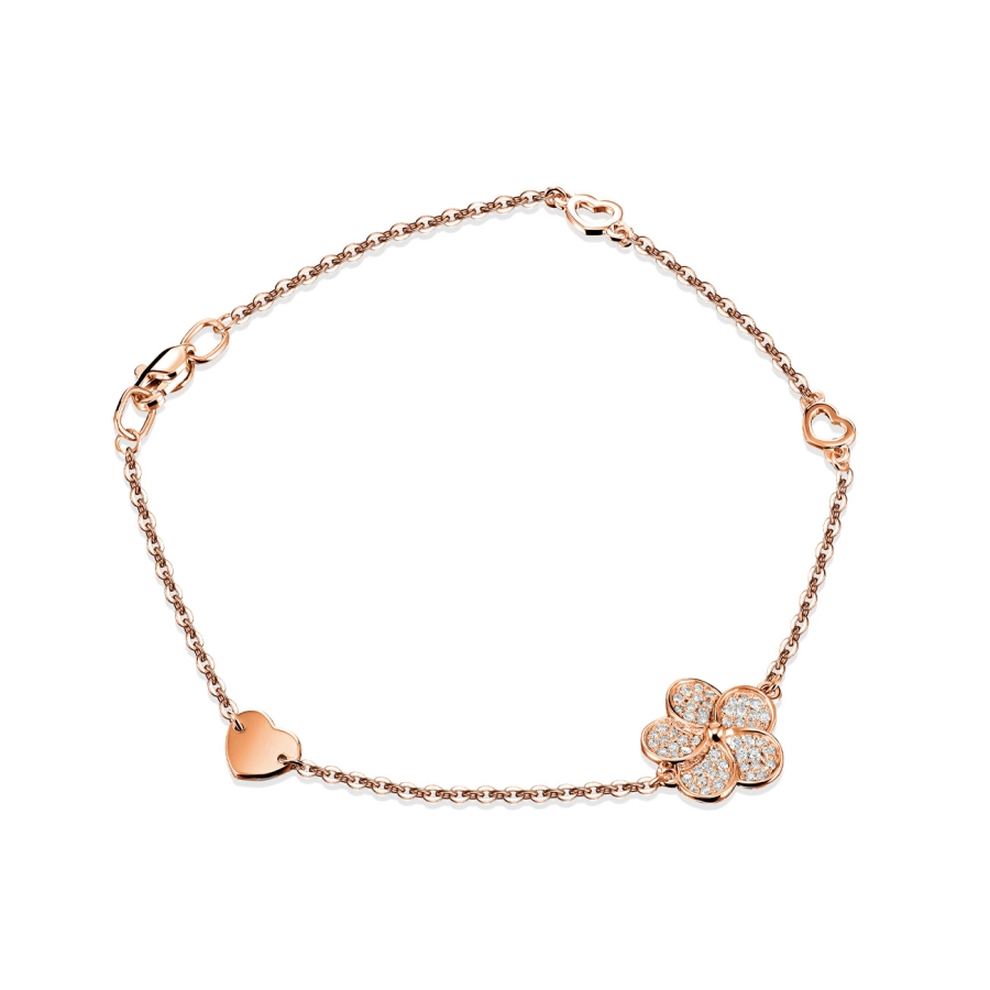 ЗОЛОТИЙ БРАСЛЕТ З ДІАМАНТАМИ - Бр3076