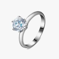 Кольцо из белого золота с бриллиантом 1,7 карат - К100042.75