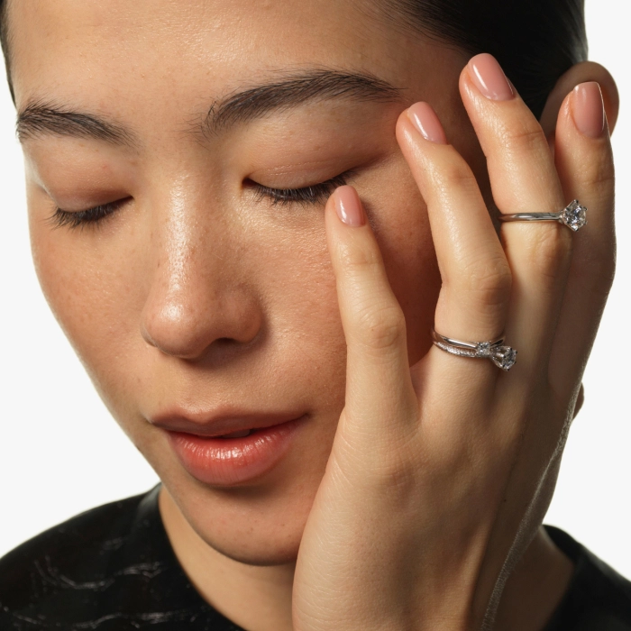 Кольцо для помолвки с бриллиантом - К100042