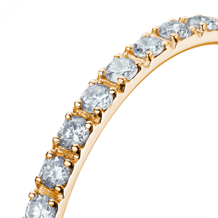 GOLD RING WITH DIAMONDS - К100051