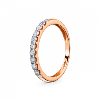 GOLD RING WITH DIAMONDS - К100057