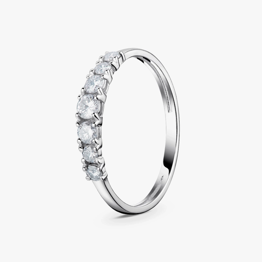 White Gold Diamond Ring - К100058