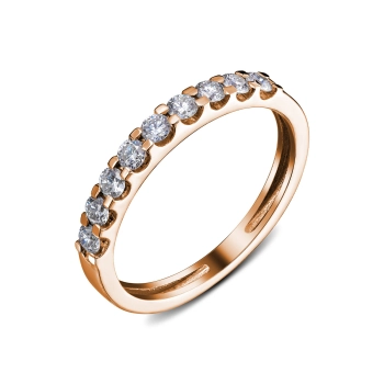 GOLD RING WITH DIAMONDS - К100072