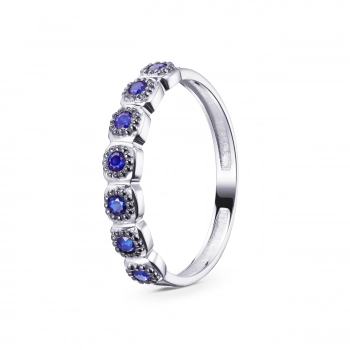 GOLD RING WITH SAPPHIRES - К100077