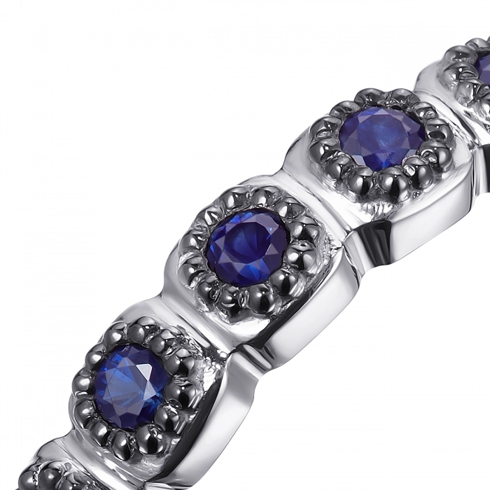 GOLD RING WITH SAPPHIRES - К100078