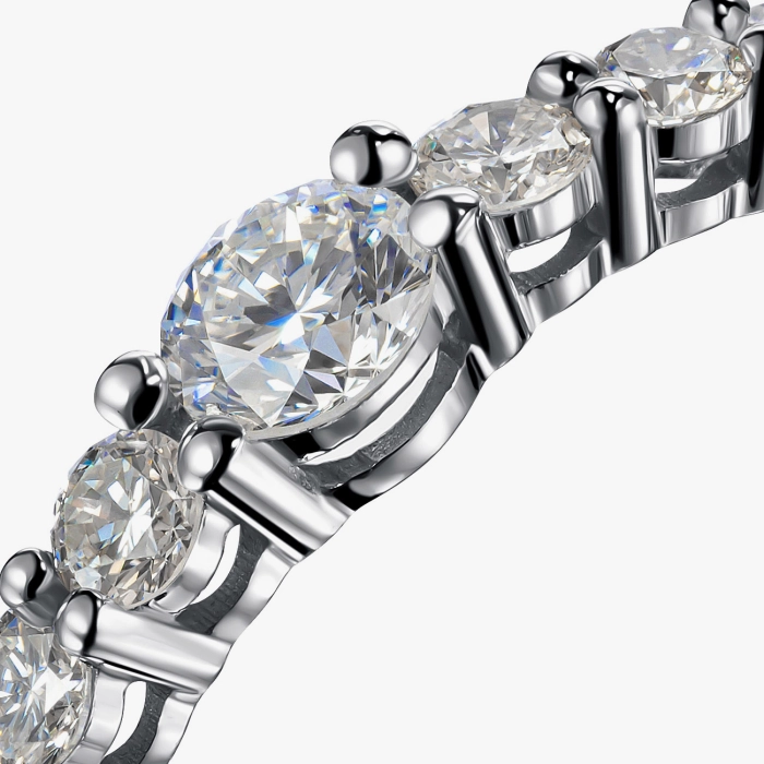 White Gold Diamond Ring - К100085