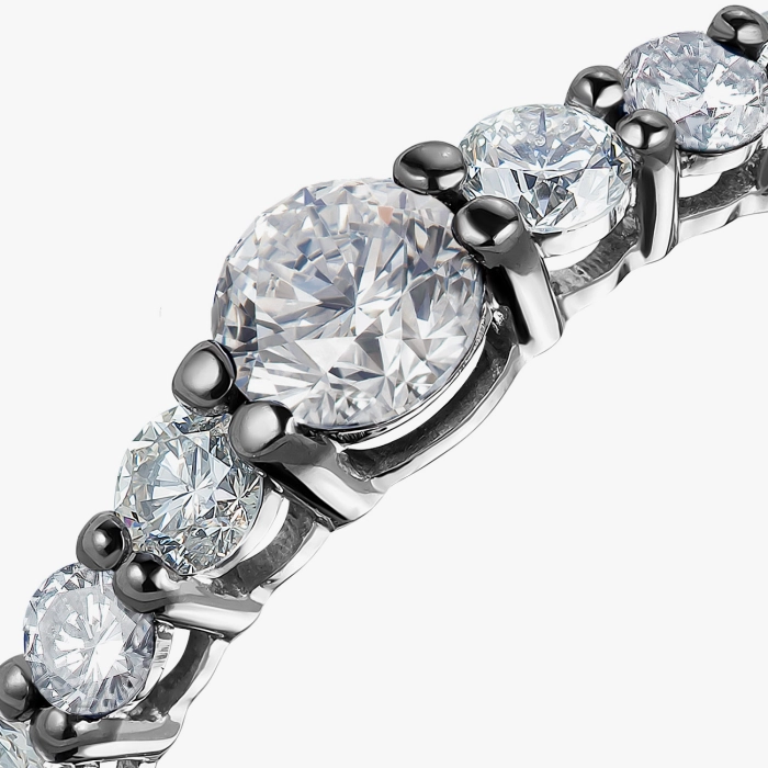 White Gold Diamond Ring - К100085