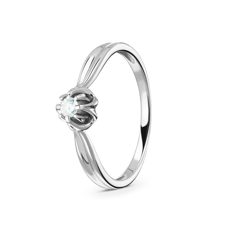 ЗОЛОТА КАБЛУЧКА З ДІАМАНТОМ - К100090