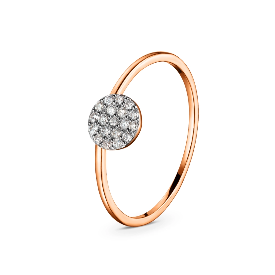 ЗОЛОТА КАБЛУЧКА З ДІАМАНТАМИ - К100121