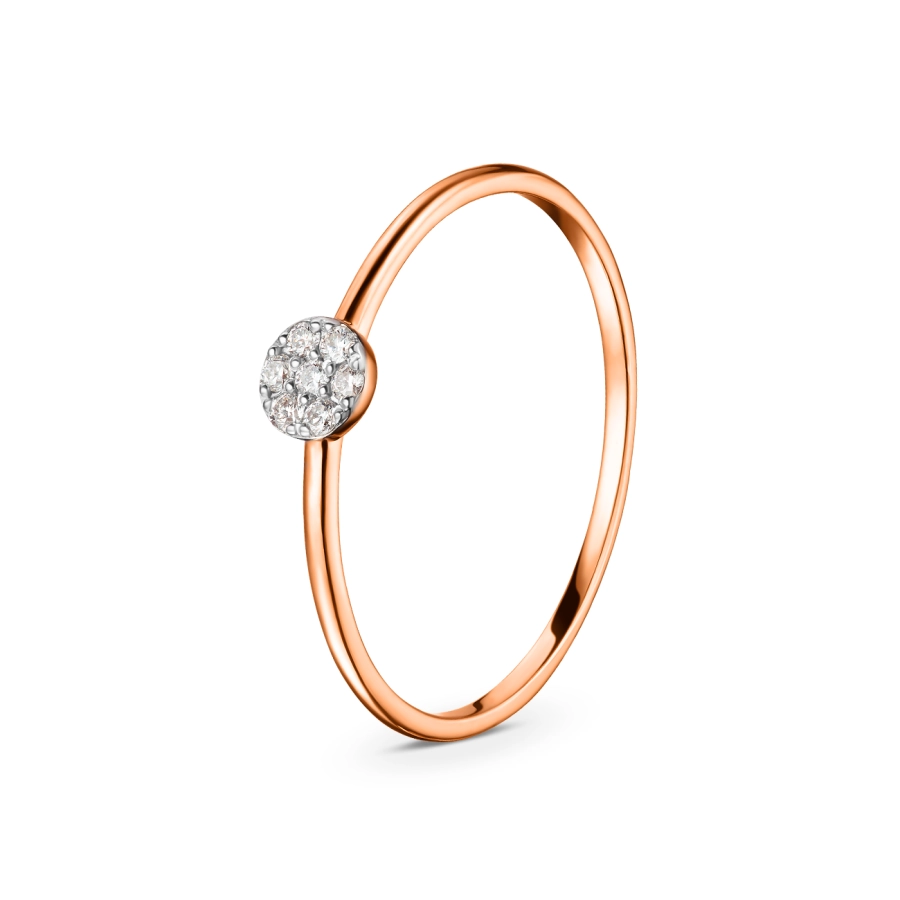 ЗОЛОТА КАБЛУЧКА З ДІАМАНТАМИ - К100125