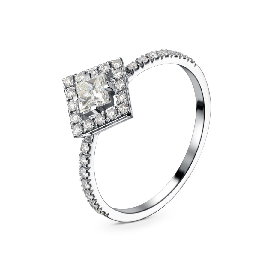 ЗОЛОТОЕ КОЛЬЦО С БРИЛЛИАНТАМИ - К100201