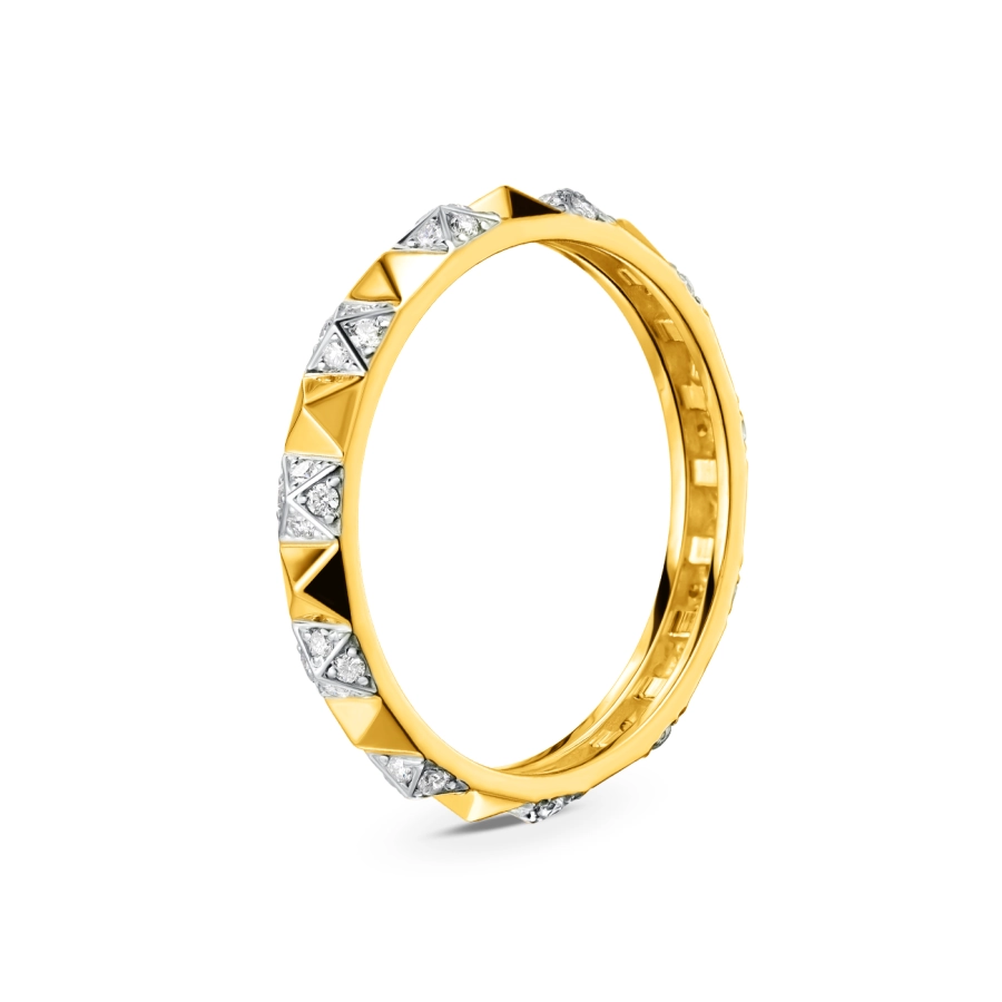 ЗОЛОТОЕ ОБРУЧАЛЬНОЕ КОЛЬЦО С БРИЛЛИАНТАМИ - К100222
