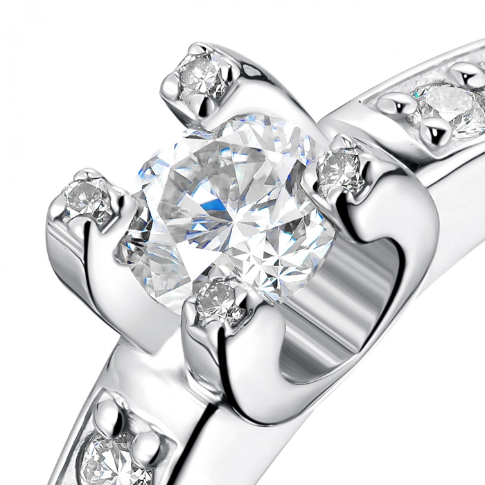 ENGAGEMENT RING WITH DIAMONDS - К1164
