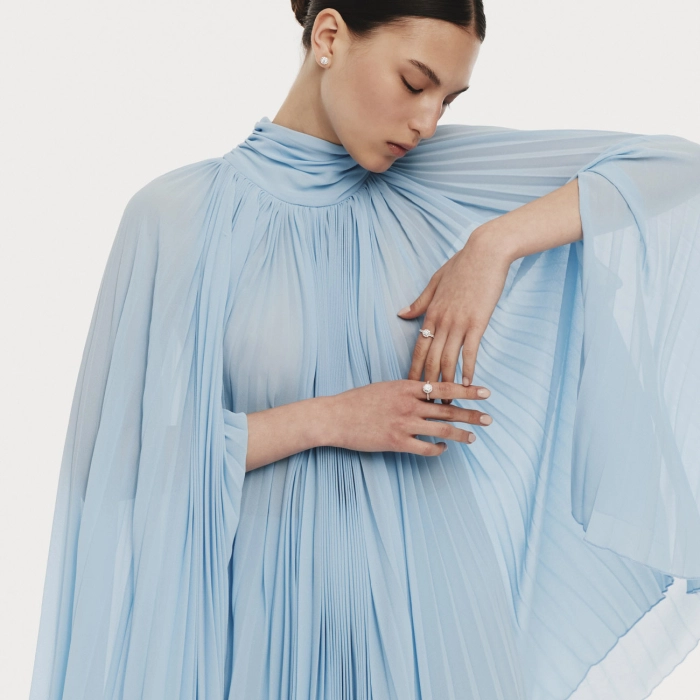 Каблучка з білого золота з діамантом 1 карат - К100322.65