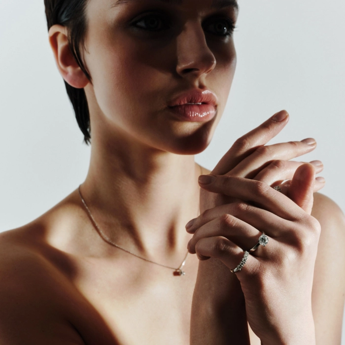 Кольцо из белого золота с бриллиантом 1,5 карат - К100324.75