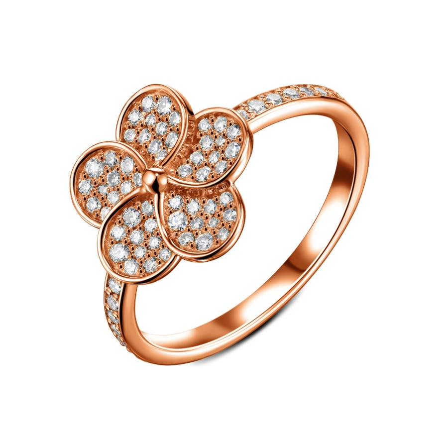 ЗОЛОТА КАБЛУЧКА З ДІАМАНТАМИ - К100328