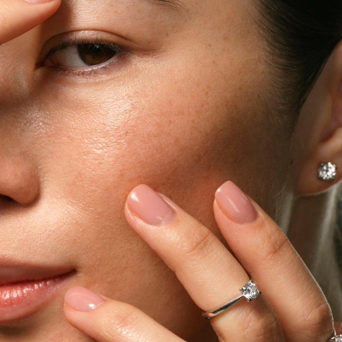 Золотое кольцо с бриллиантом 0,5 карат - К100374