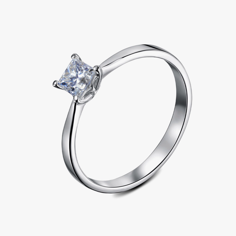 Princess Diamond Gold Ring - К100396.24