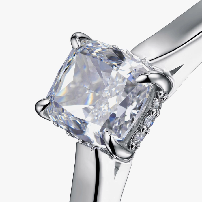 Diamond Ring in White Gold - К100439.2