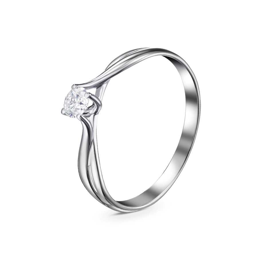 GOLD RING WITH DIAMOND - К1134