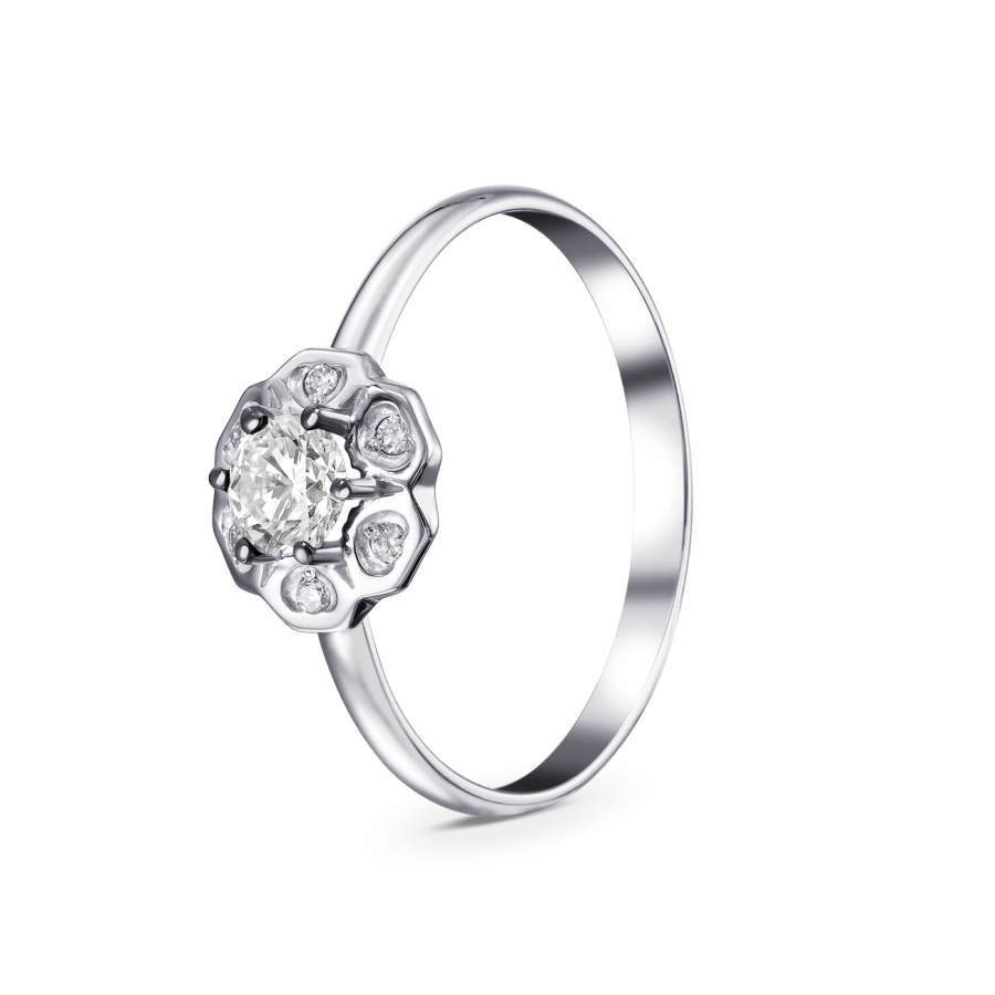 ЗОЛОТА КАБЛУЧКА З ДІАМАНТАМИ - К1142