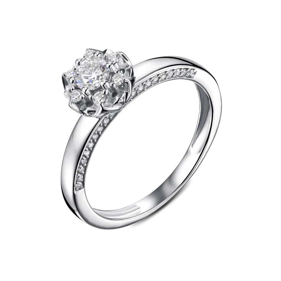 ЗОЛОТОЕ КОЛЬЦО С БРИЛЛИАНТАМИ — К1152