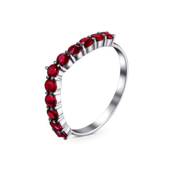 GOLD RING WITH RUBIES - К1203р