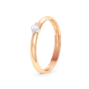 GOLD RING WITH DIAMOND - K1218