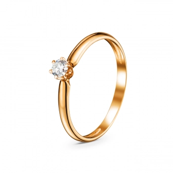 GOLD RING WITH DIAMOND - K1220