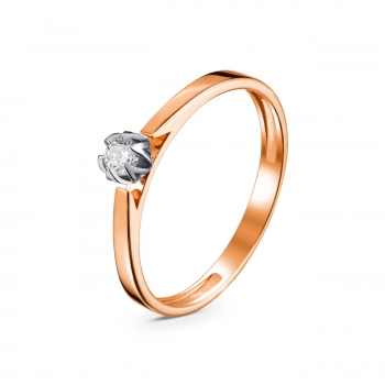 GOLD RING WITH DIAMOND - K1225