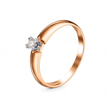 GOLD RING WITH DIAMOND - K1315