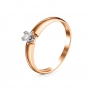 GOLD RING WITH DIAMOND - K1315