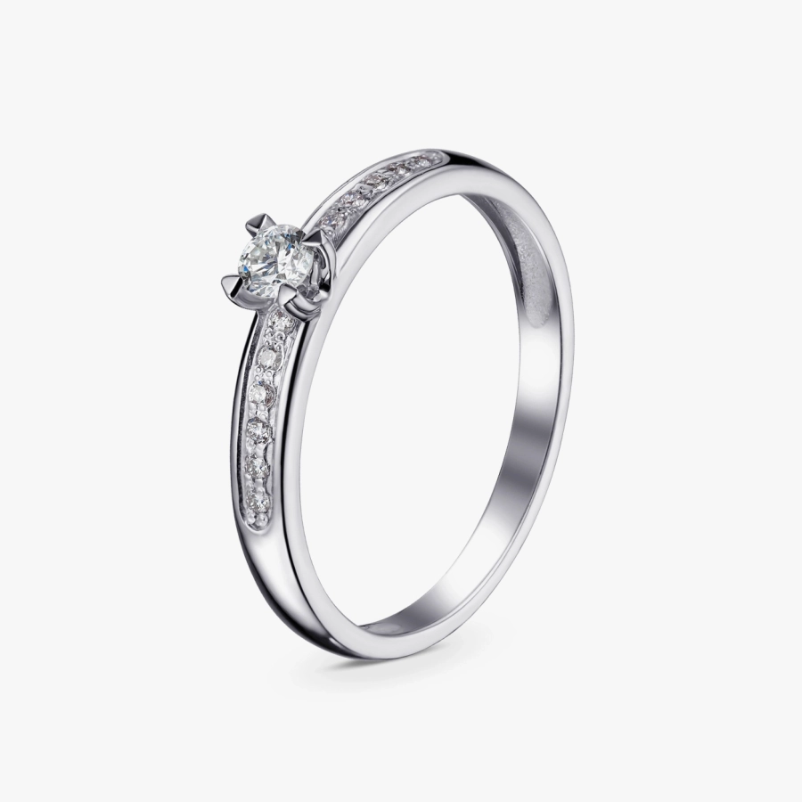 ЗОЛОТА КАБЛУЧКА З ДІАМАНТАМИ - К1325