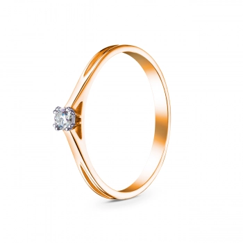 GOLD RING WITH DIAMOND - K1326
