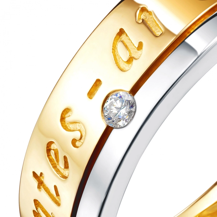 GOLD RING WITH DIAMOND - K1580