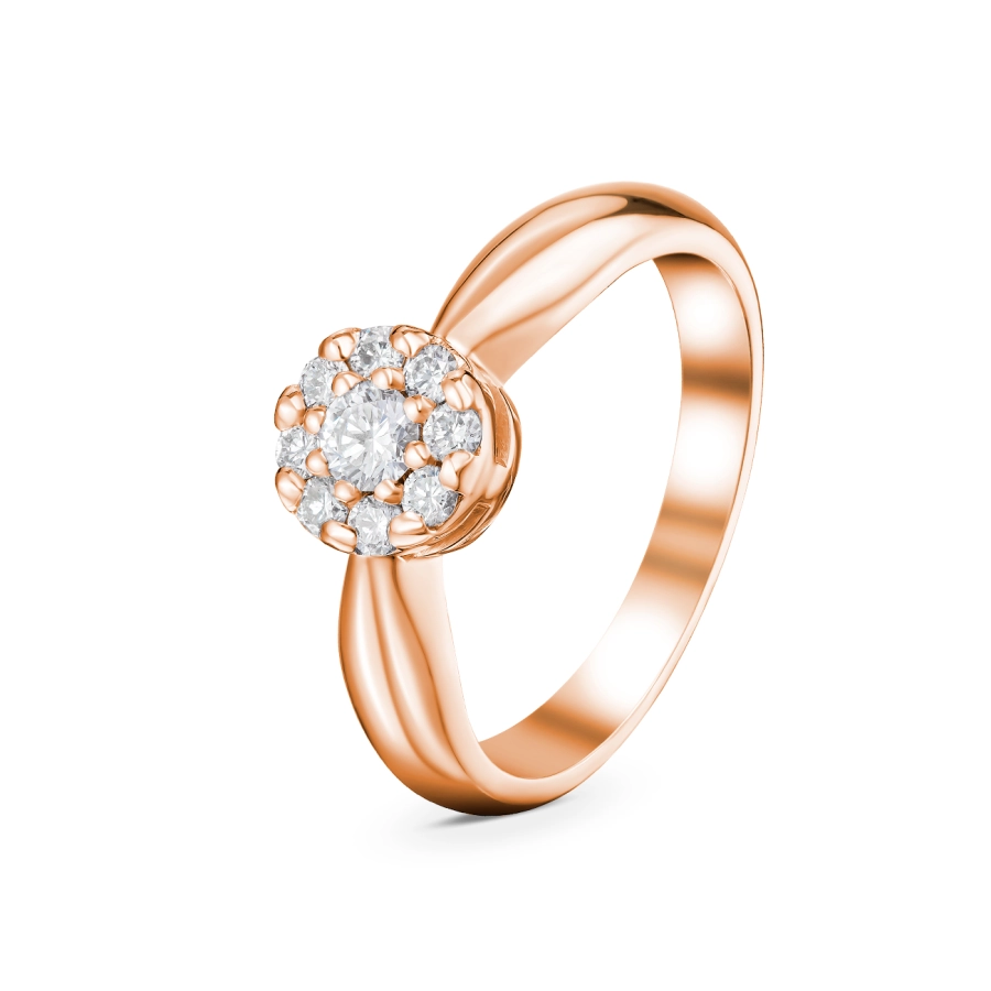 ЗОЛОТА КАБЛУЧКА З ДІАМАНТАМИ - К1641