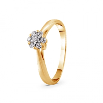GOLD RING WITH DIAMOND - K1725