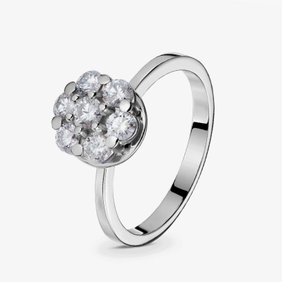 GOLD RING WITH DIAMONDS - K1730
