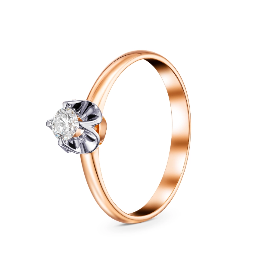 ЗОЛОТА КАБЛУЧКА З ДІАМАНТОМ — К1843