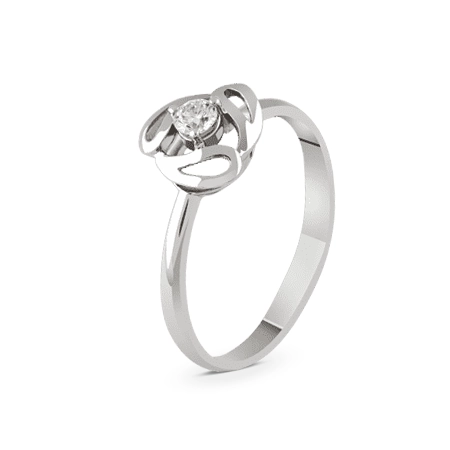 GOLD RING WITH DIAMOND - K1853