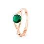 GOLD RING WITH EMERALD - K1919