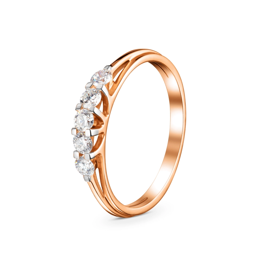 ЗОЛОТА КАБЛУЧКА З ДІАМАНТАМИ — К1921