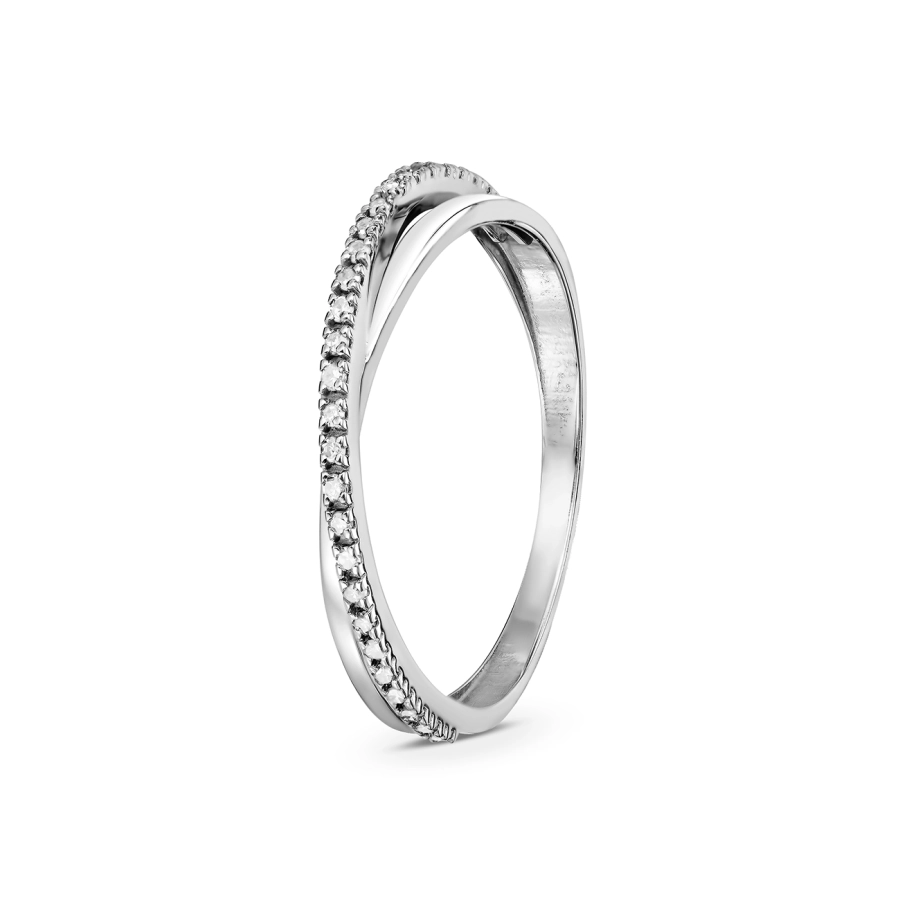 ЗОЛОТОЕ КОЛЬЦО С БРИЛЛИАНТАМИ - КМ0002