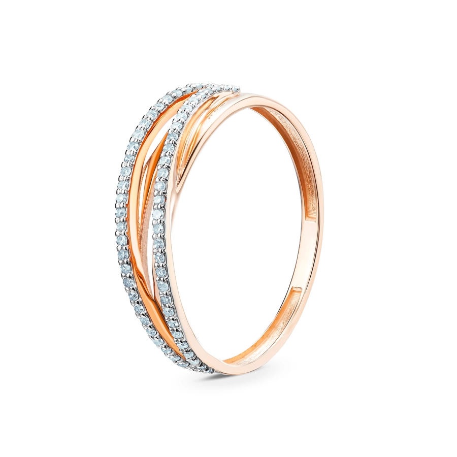 ЗОЛОТА КАБЛУЧКА З ДІАМАНТАМИ - КМ0003